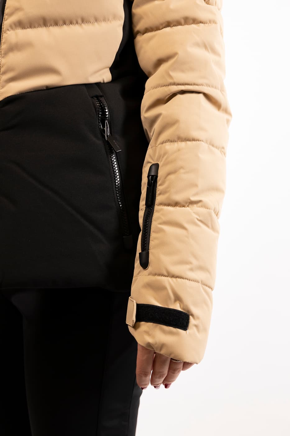 Ice Peak Electra Ski Jas Dames Beige 2xl/44 thumbnail 2