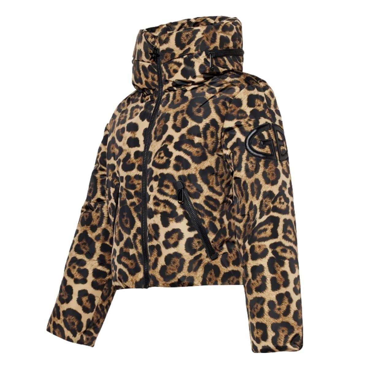 Goldbergh Pantera Ski Jas Dames Bruin Dessin S/36 thumbnail 2