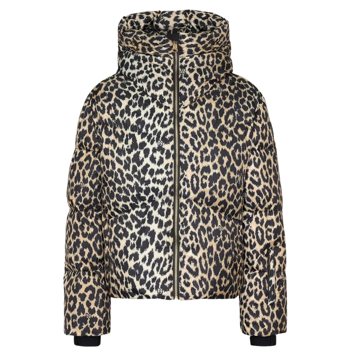 Nikkie Sportswear Newport Leopard Ski Jas Dames Bruin Dessin M/38
