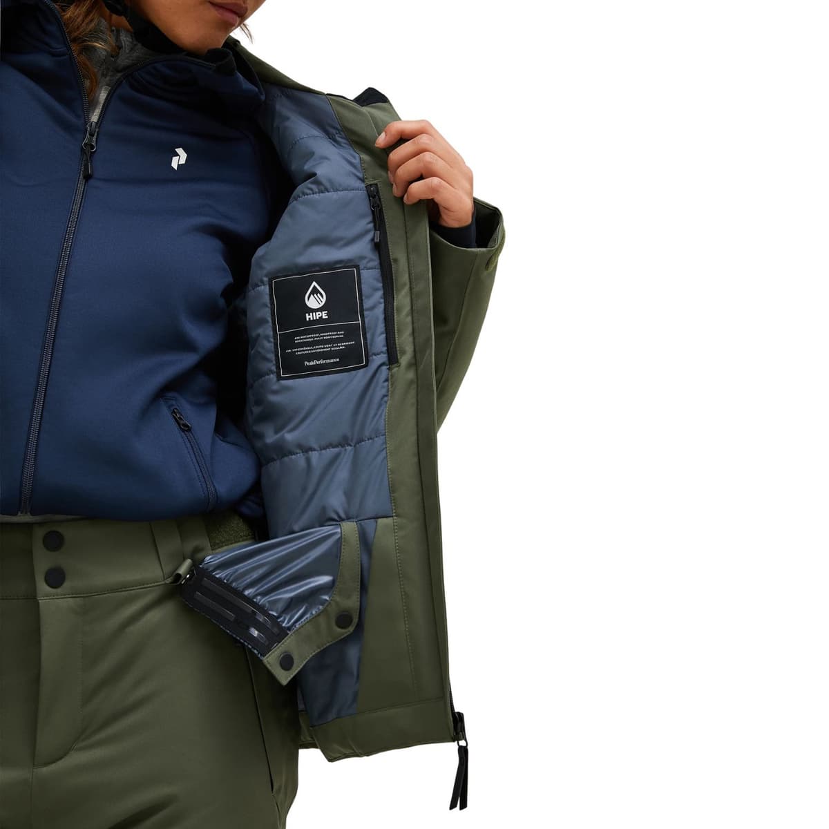 Peak Performance W Anima Insulated Ski Jas Dames Donkergroen L/40 thumbnail 3