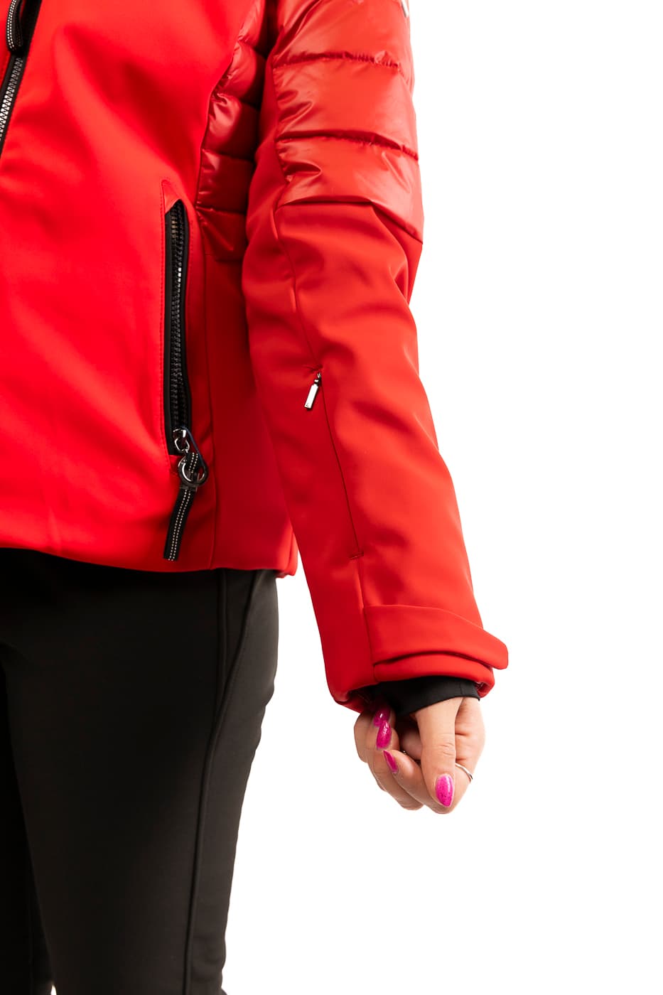 Luhta Kierinki Ski Jas Dames Rood M/38 thumbnail 2