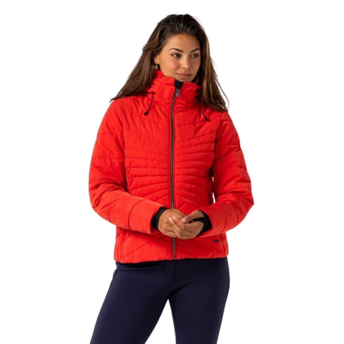 Falcon Tabitha Ski Jas Dames Rood M/38 thumbnail 4