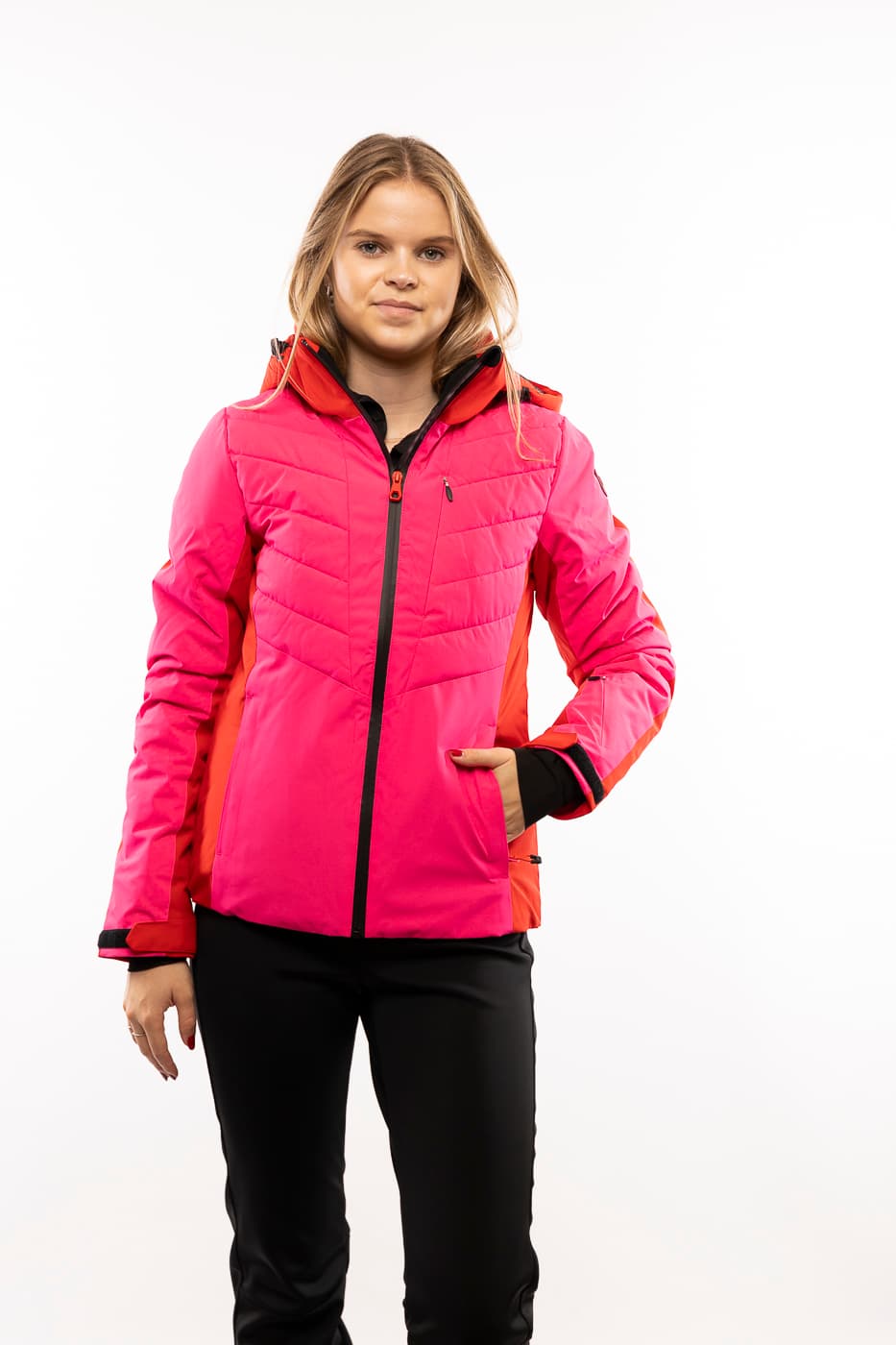 Ice Peak Eleele Ski Jas Dames Pink M/38 thumbnail 6