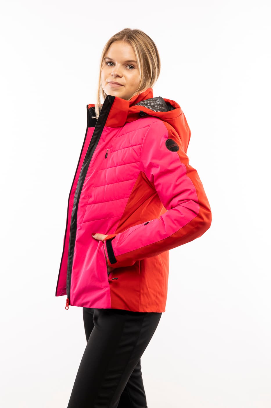 Ice Peak Eleele Ski Jas Dames Pink M/38 thumbnail 3