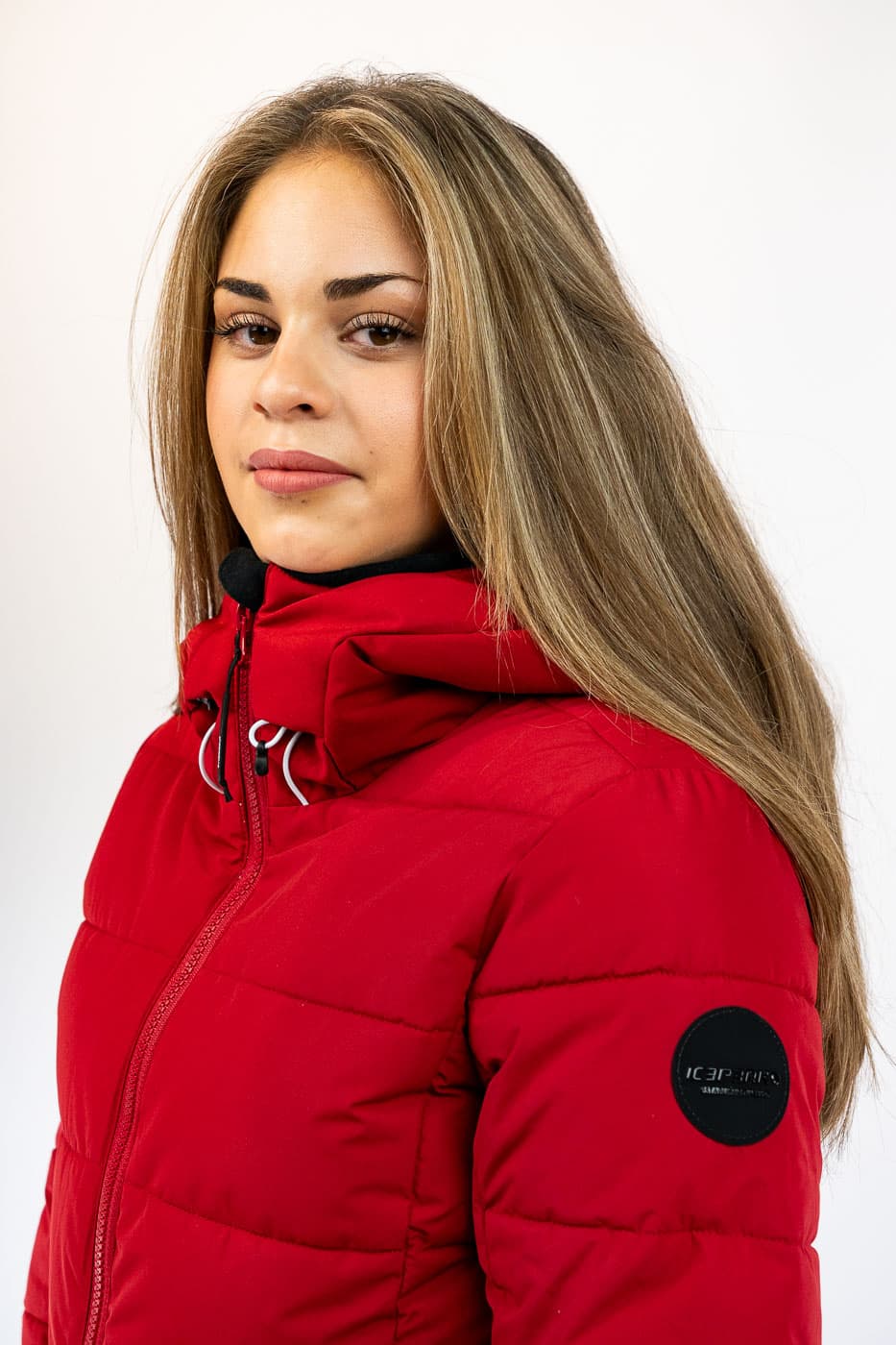 Ice Peak Eden Ski Jas Dames Bordeaux 3xl/46 thumbnail 2