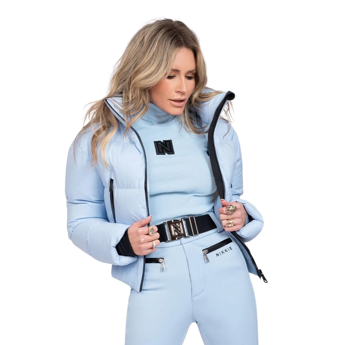 Nikkie Sportswear Geneva Ski Jas Dames Blauw Xl/42