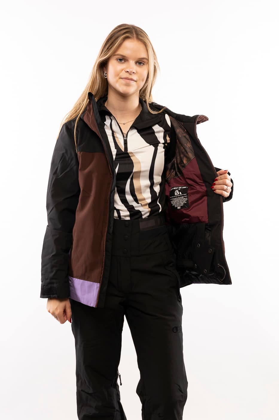 Picture Seakrest Ski Jas Dames Zwart Xs/34 thumbnail 4