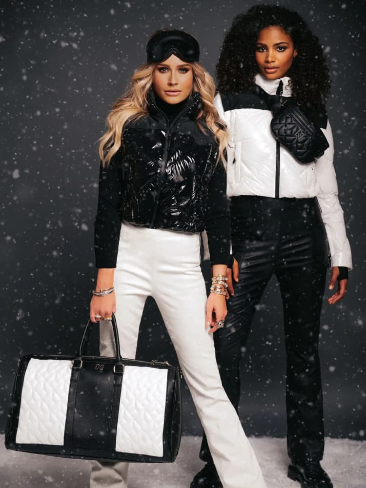 Nikkie Sportswear Uri Ski Jas Dames Zwart Xl/42 thumbnail 2