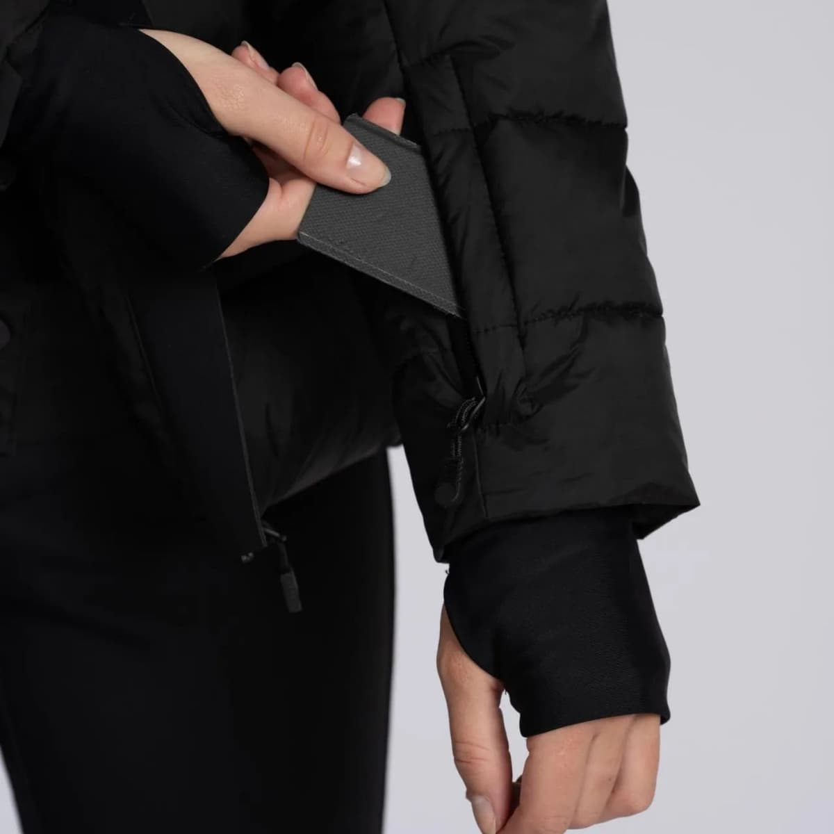 Nikkie Sportswear Goya Ski Jas Dames Zwart M/38 thumbnail 4