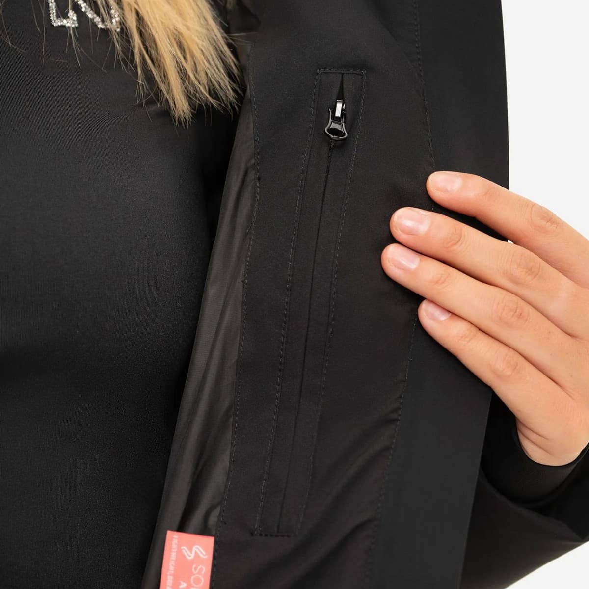 Nikkie Sportswear Gumeko Ski Jas Dames Zwart Xs/34 thumbnail 4