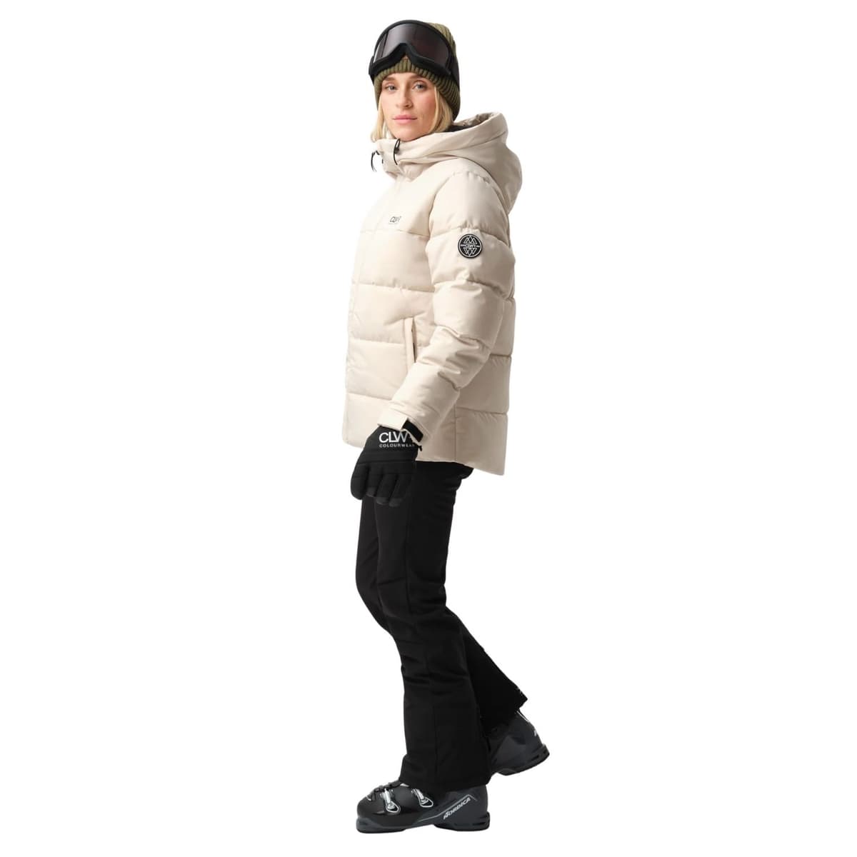 Colourwear Pole Ski/snowboard Jas Dames Wit L/40 thumbnail 5