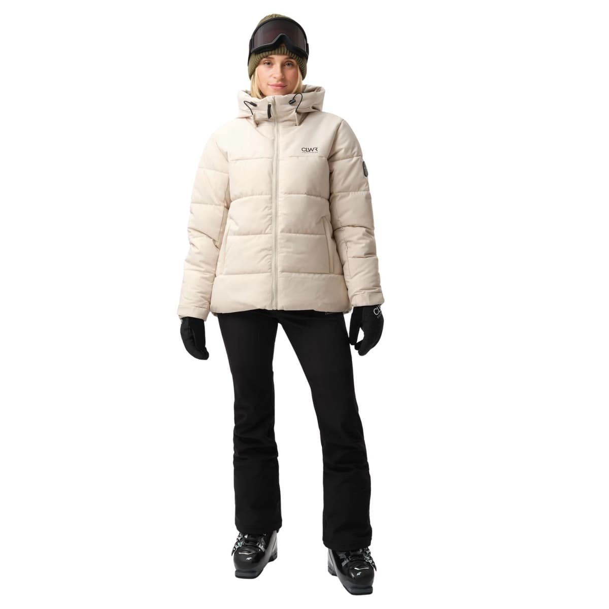 Colourwear Pole Ski/snowboard Jas Dames Wit L/40 thumbnail 4