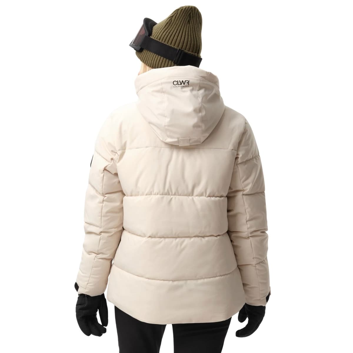 Colourwear Pole Ski/snowboard Jas Dames Wit L/40 thumbnail 3