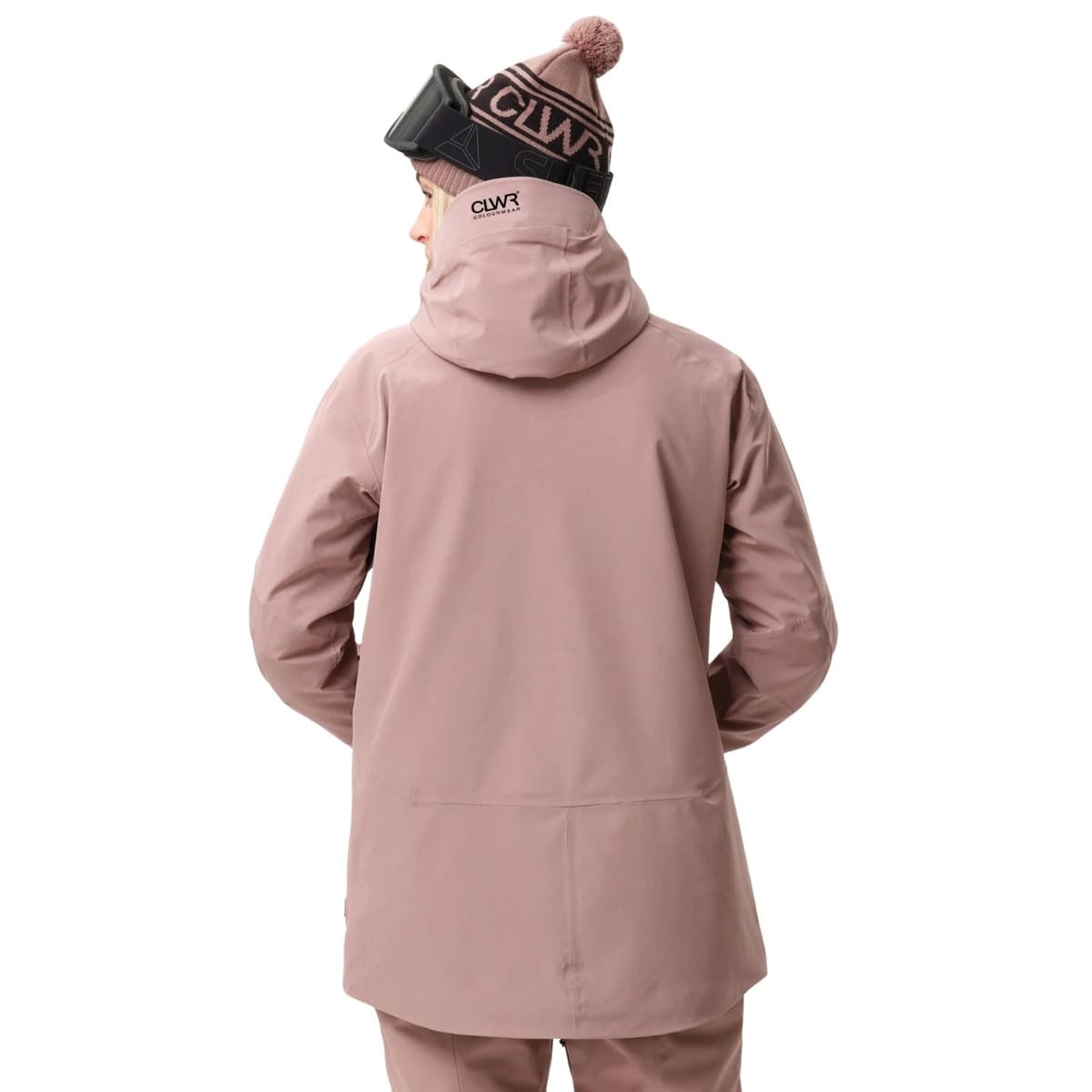 Colourwear Cake Anorak 2.0 Ski/snowboard Jas Dames Taupe Dessin L/40 thumbnail 3