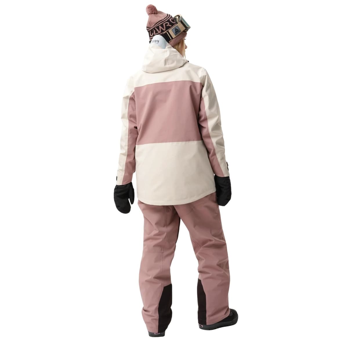 Colourwear Transfer Ski/snowboard Jas Dames Taupe Dessin M/38 thumbnail 5