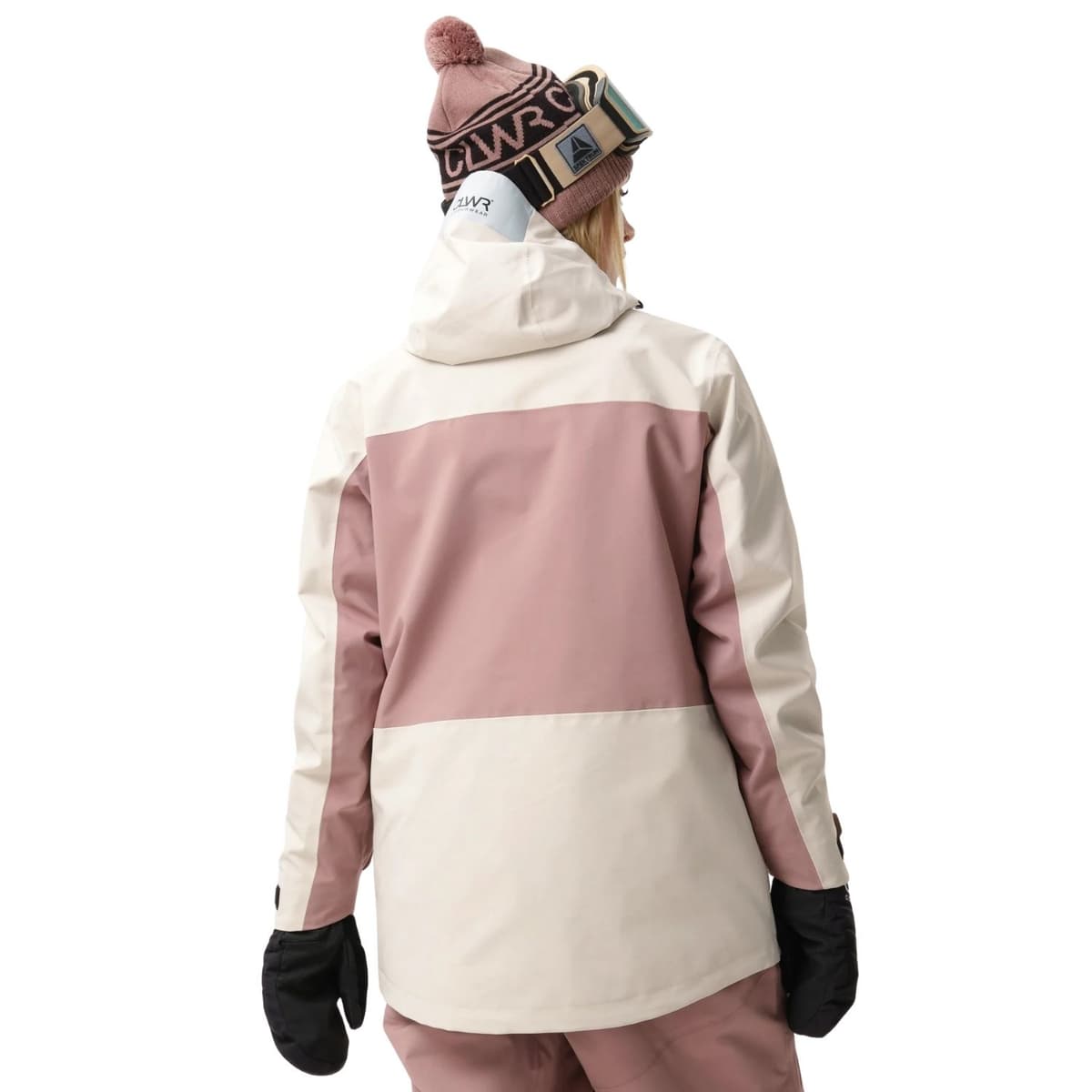 Colourwear Transfer Ski/snowboard Jas Dames Taupe Dessin M/38 thumbnail 2