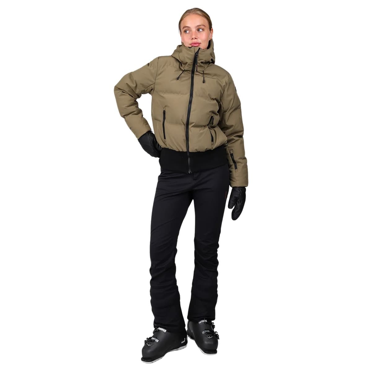 Brunotti Firecrown Ski/snowboard Jas Dames Groen Xl/42 thumbnail 3