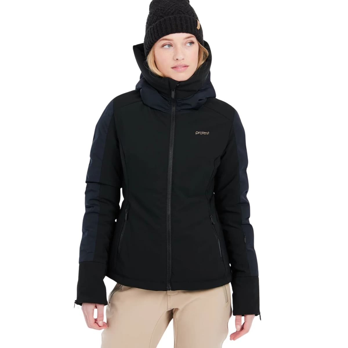 Protest Prtmercury Ski/snowboard Jas Dames Zwart M/38