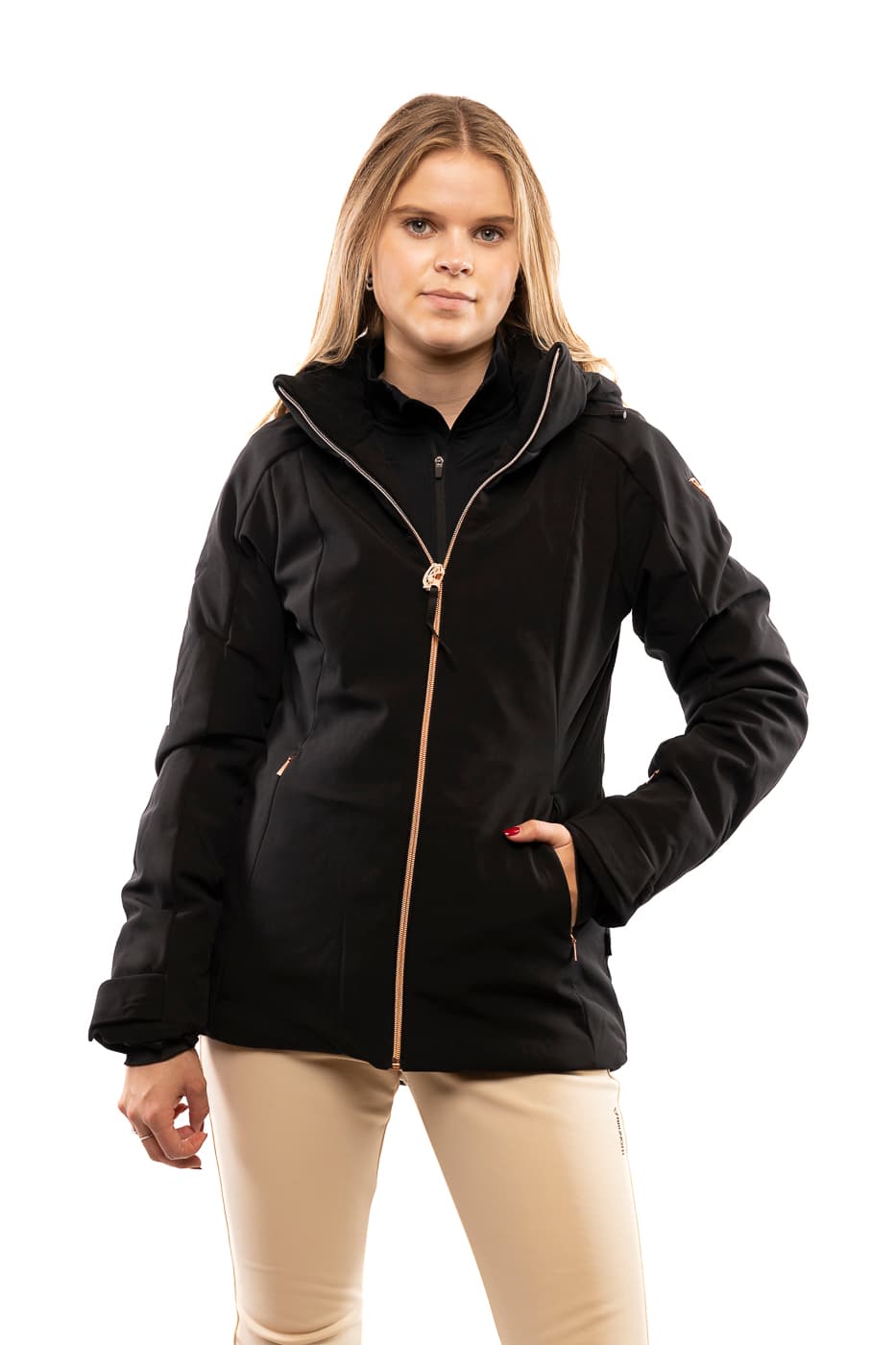 Brunotti Aria Softshell Winterjas Dames Zwart M/38.