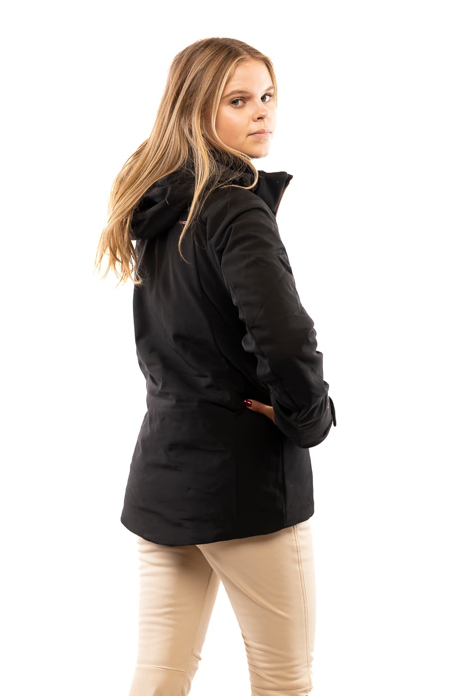 Brunotti Aria Softshell Winterjas Dames Zwart L/40. thumbnail 5