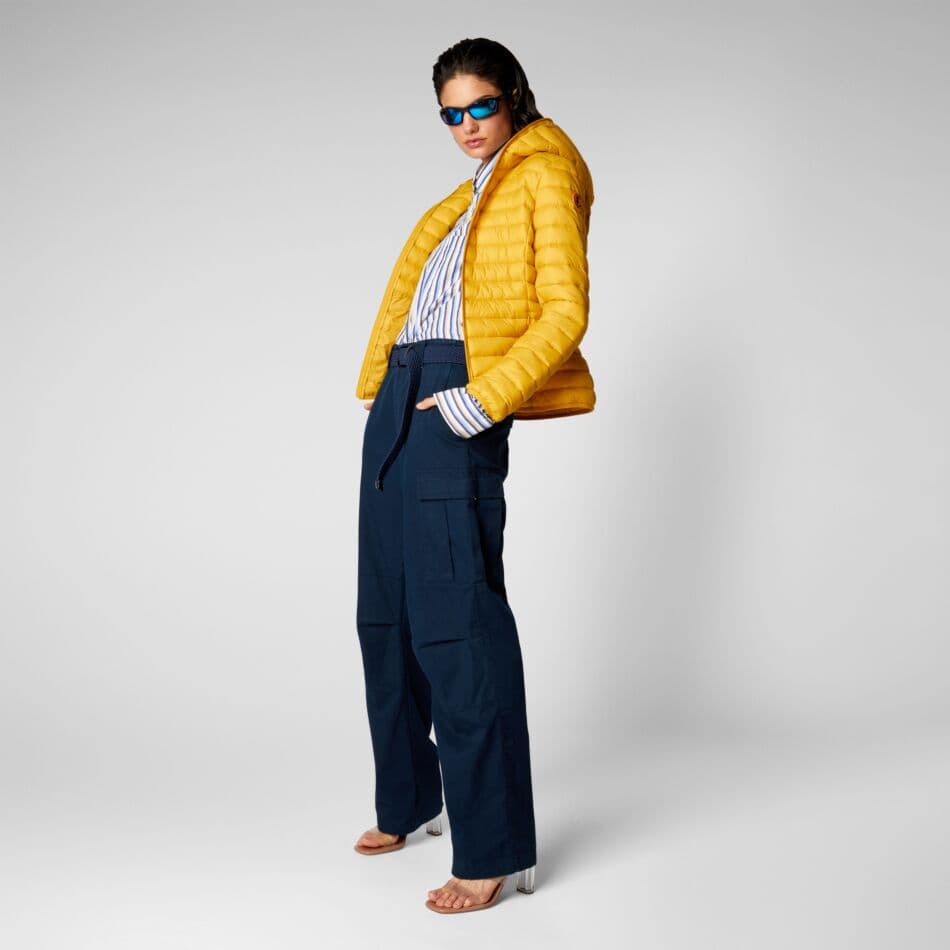 Save The Duck Dizy Tussenjas Dames Geel L/40 thumbnail 2