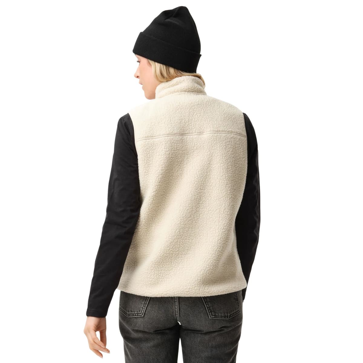 Colourwear Pile Vest Winter Bodywarmer Dames Wit M/38 thumbnail 5