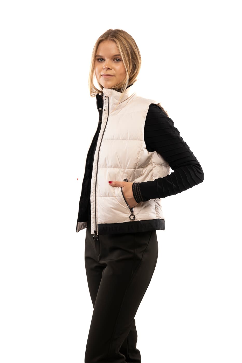 Luhta Haloinen Winter Bodywarmer Dames Ecru L/40 thumbnail 3