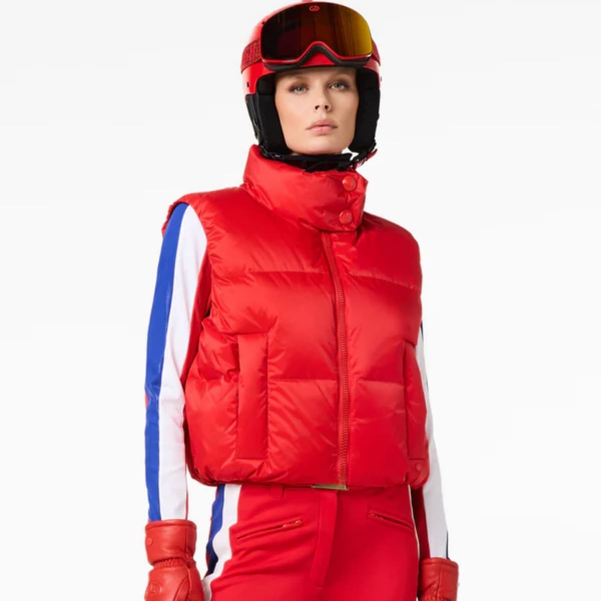 Goldbergh Calin Winter Bodywarmer Dames Rood L/40 thumbnail 4