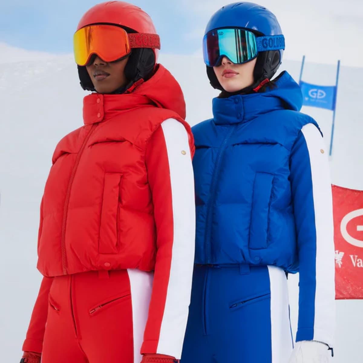 Goldbergh Calin Winter Bodywarmer Dames Rood L/40 thumbnail 2