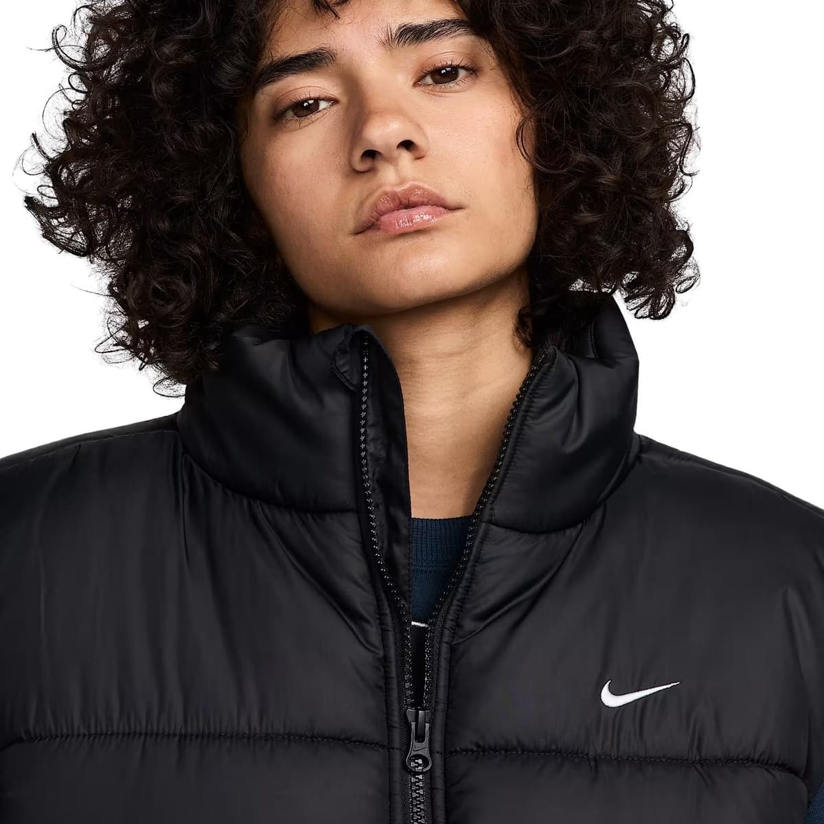Nike Sportswear Classic Puffer Winter Bodywarmer Dames Zwart L/40 thumbnail 3