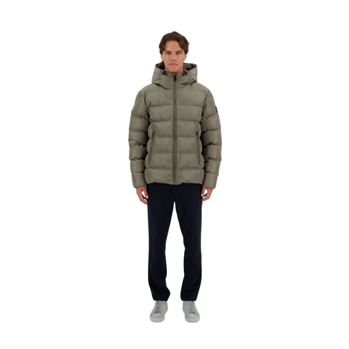 Airforce Robin Casual Winterjas Heren Groen M thumbnail 4