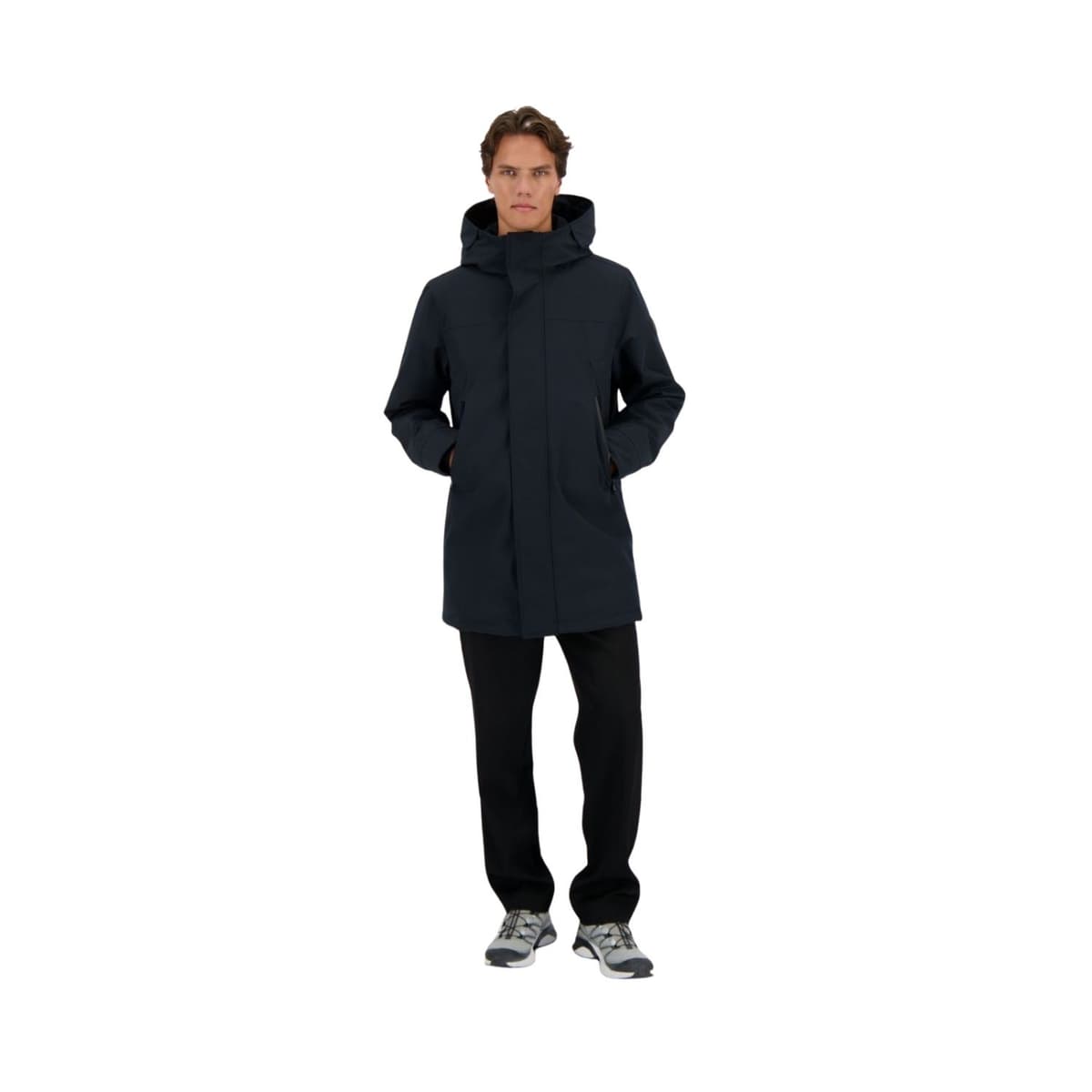 Airforce Dax Parka Casual Winterjas Heren Donkerblauw S thumbnail 2