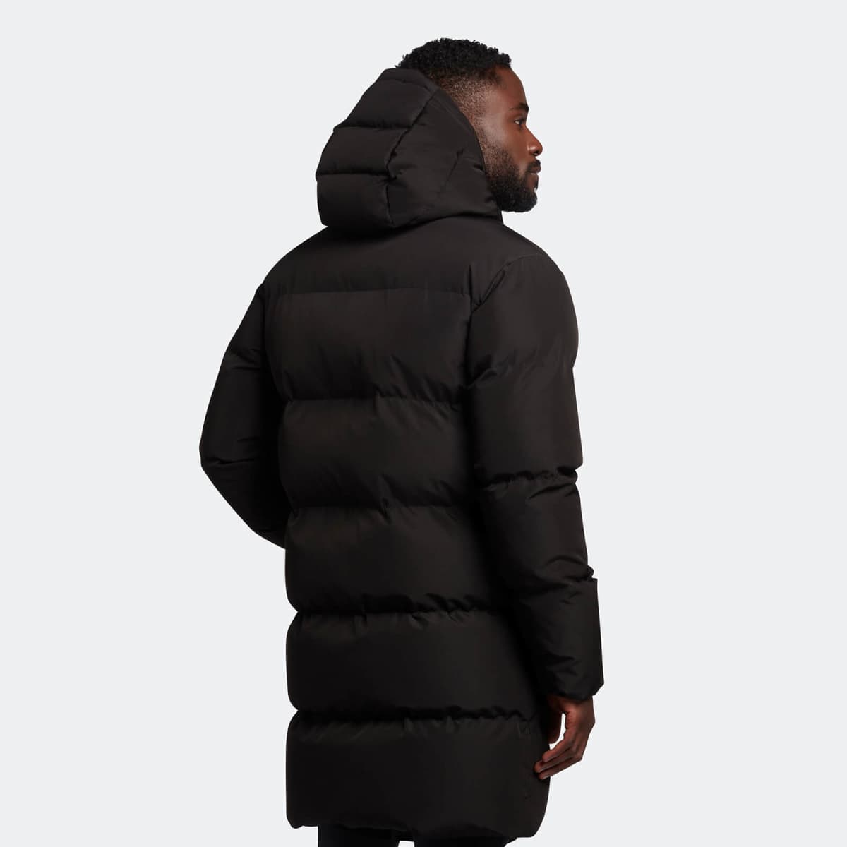 Lyle And Scott Deep Winter Puffer Casual Winterjas Heren Zwart Xs thumbnail 3