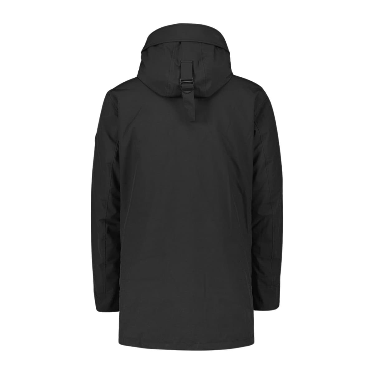 Airforce Snow Parka Casual Winterjas Heren Zwart S thumbnail 3