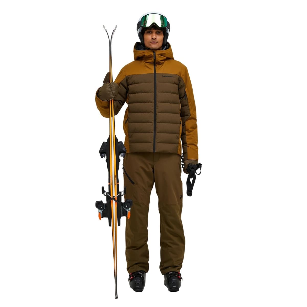 Peak Performance Shred Down Ski Jas Heren Bruin S thumbnail 2