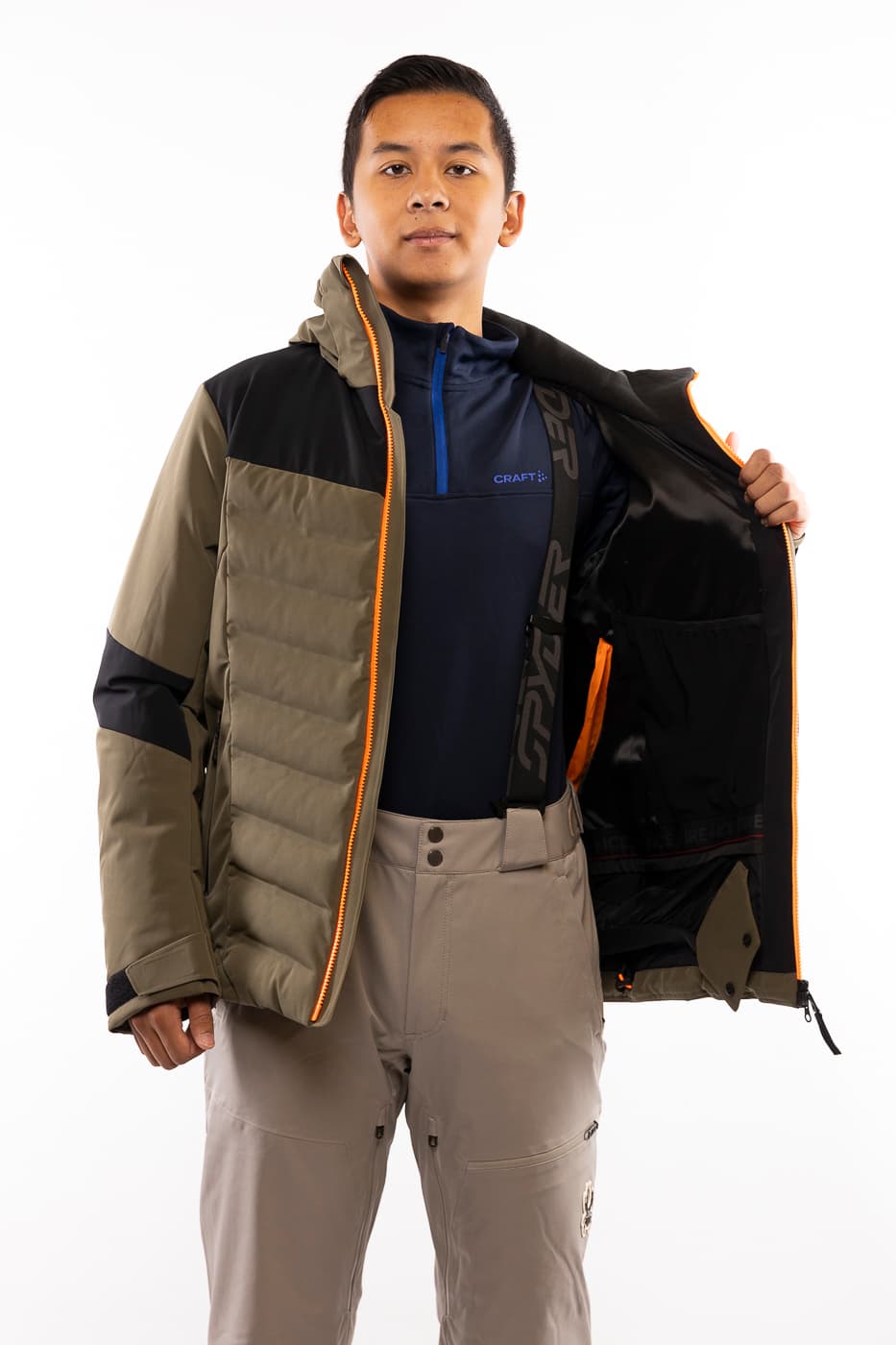 Bogner Radek Ski Jas Heren Donkergroen M/50 thumbnail 4