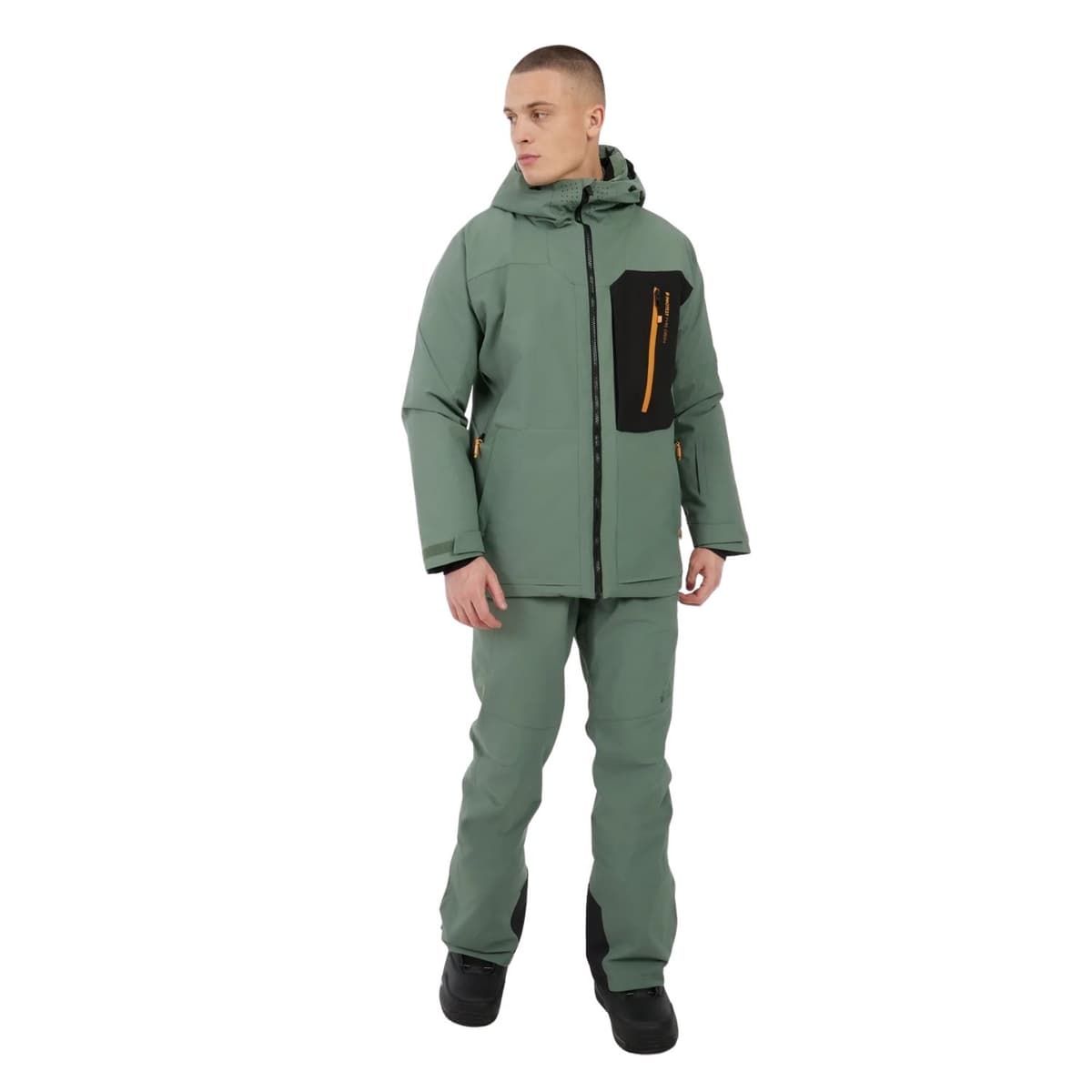 Protest Prtwest Ski Jas Heren Donkergroen Xl thumbnail 3