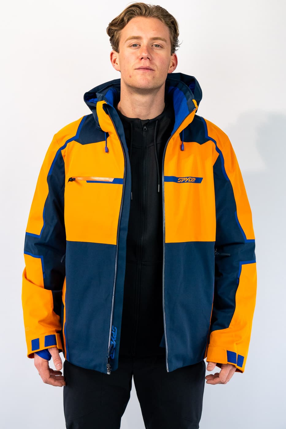 Spyder Titan Ski Jas Heren Oranje Xl thumbnail 5