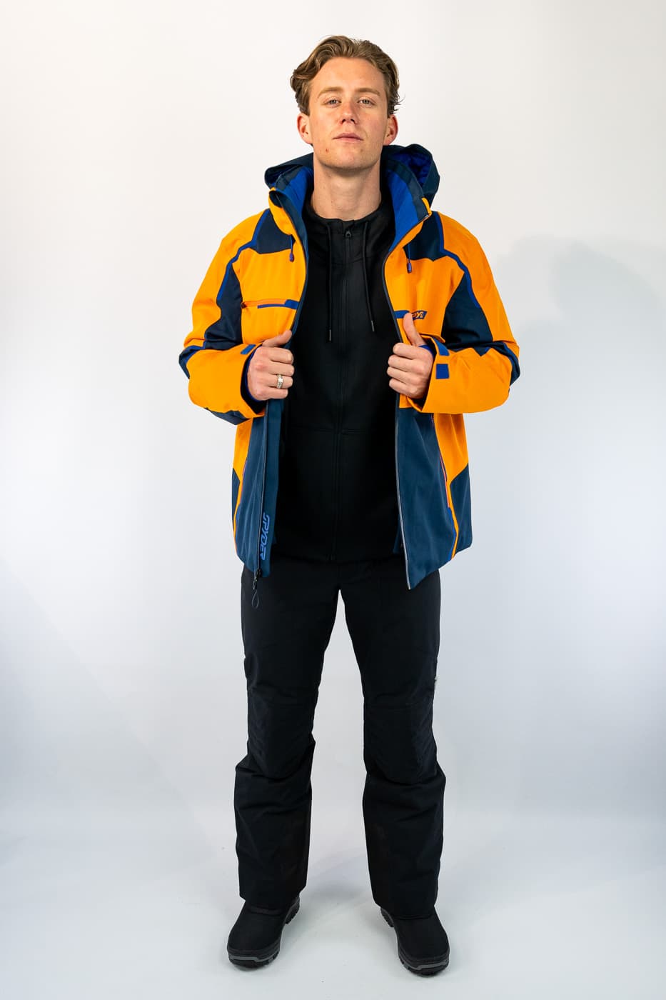 Spyder Titan Ski Jas Heren Oranje Xl thumbnail 3