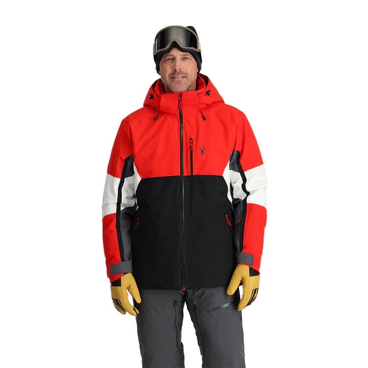 Spyder Epiphany Ski Jas Heren Rood Dessin Xl