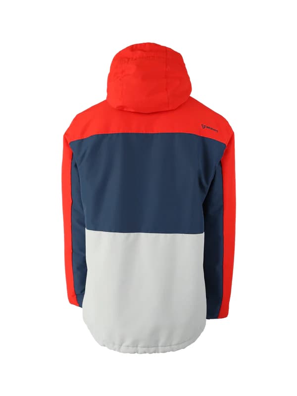 Brunotti Aratin Ski Jas Heren Rood Dessin Xl thumbnail 5