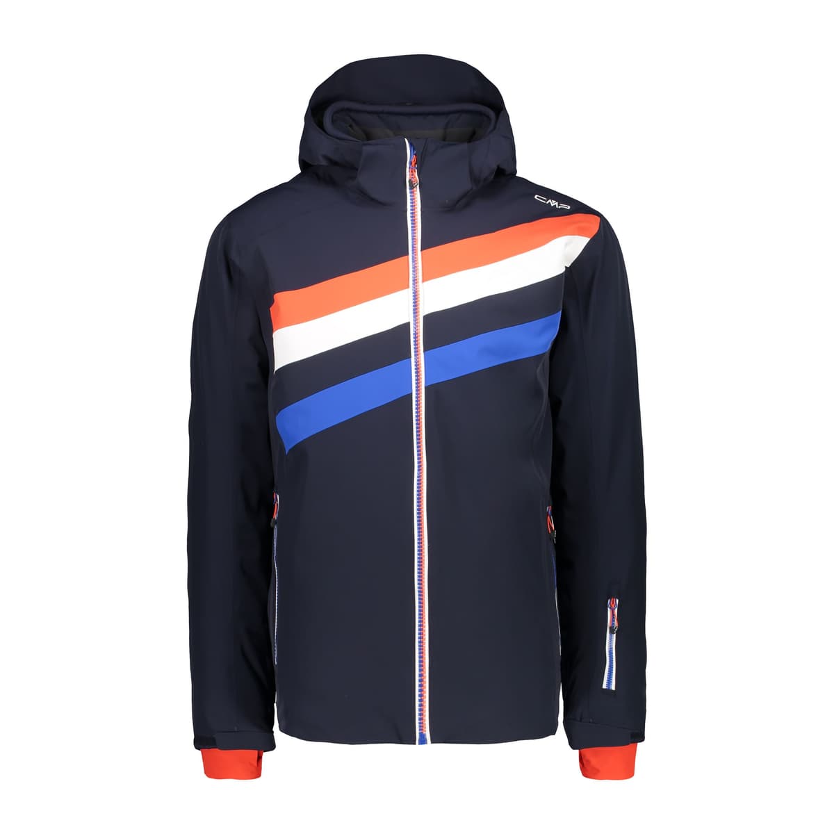 Campagnolo Man Jacket Zip Hood Ski Jas Heren Blauw 2xl/56