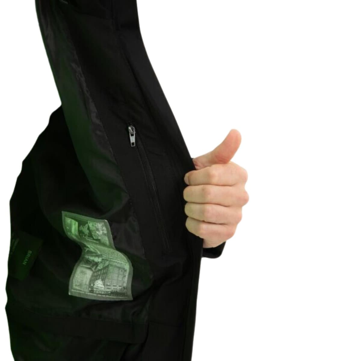 Falcon Brian Ski Jas Heren Zwart 3xl thumbnail 2