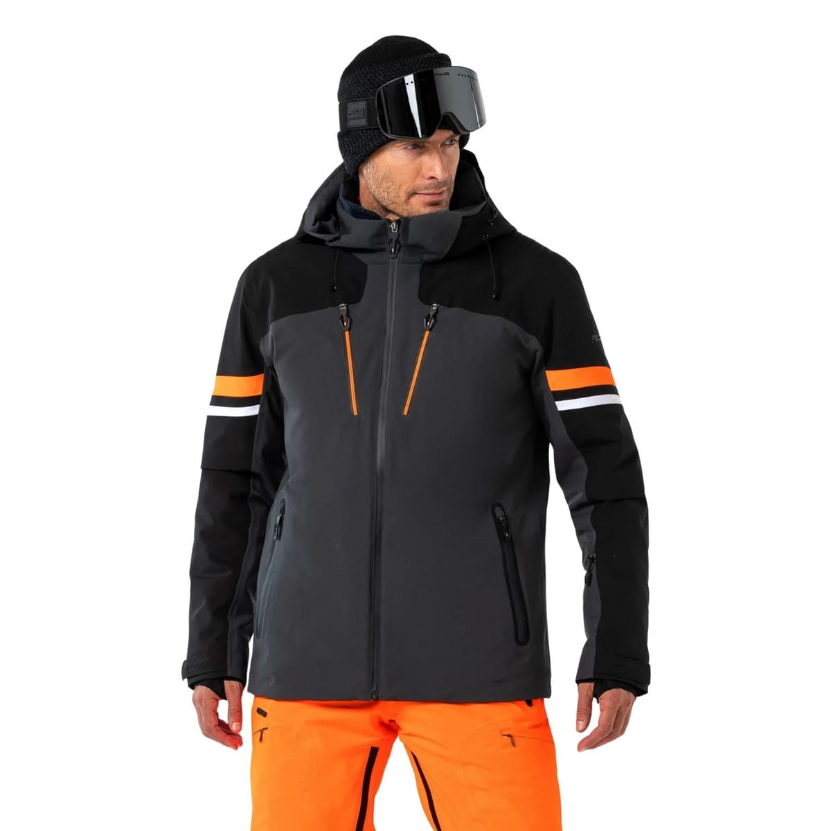 Falcon Bolt Ski Jas Heren Zwart Dessin L