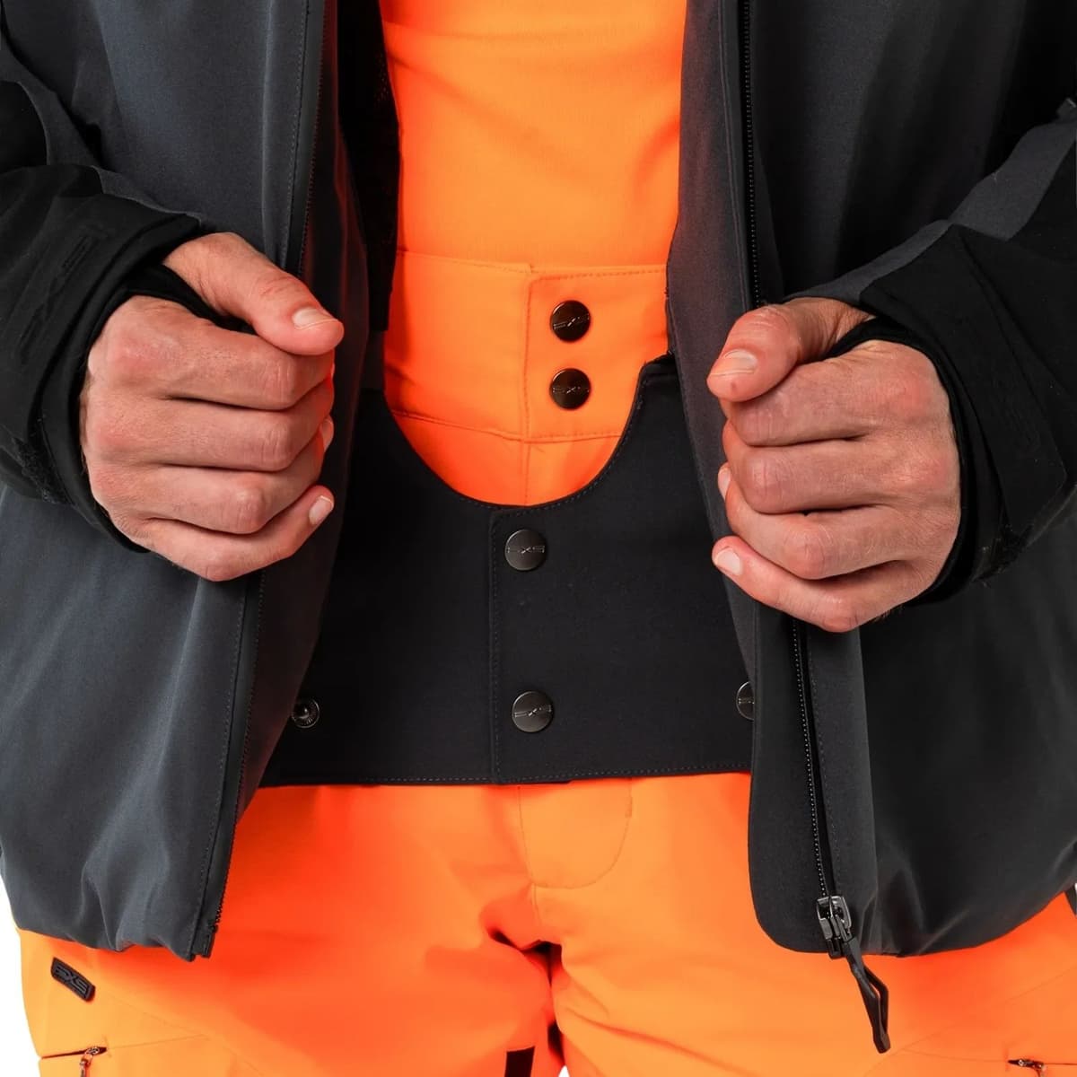 Falcon Bolt Ski Jas Heren Zwart Dessin 3xl thumbnail 2