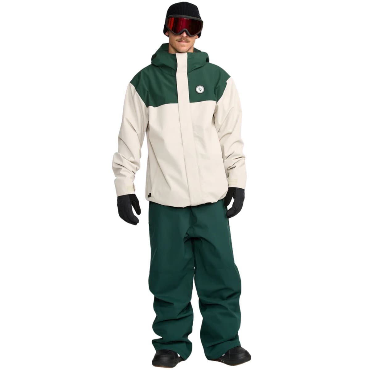 Volcom Buckthreeeighty Ski/snowboardjas Heren Zand S thumbnail 4