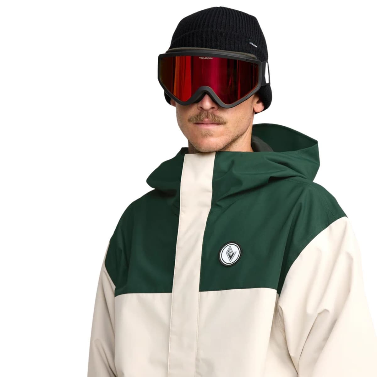 Volcom Buckthreeeighty Ski/snowboardjas Heren Zand S thumbnail 2