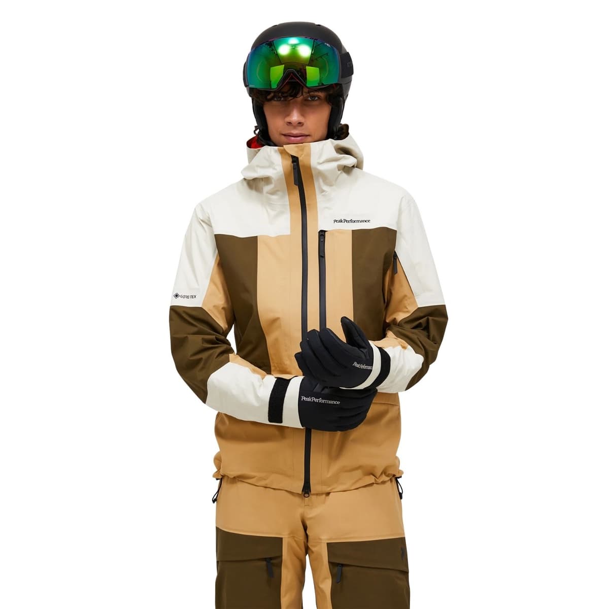 Peak Performance Gravity Gore-tex 3l Ski/snowboardjas Heren Zand Xl thumbnail 4