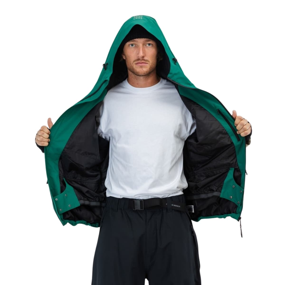 Beyond Medals Nostalgia Jacket 2l Ski/snowboardjas Heren Groen M thumbnail 5