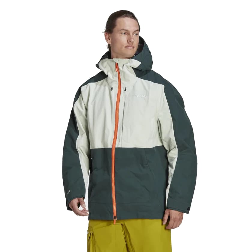Adidas 3l Ski/snowboardjas Heren Groen Dessin Xl
